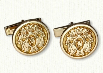 Family Crest Cuff Links