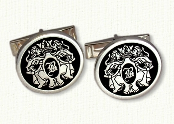 Family Crest Cuff Links