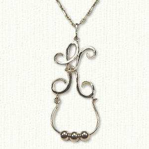 Monogram Charm Holder