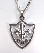 14KW Custom Family Crest Pendant with Initials