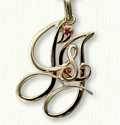 Monogram Pendants