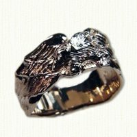 Custom Eagle Signet Ring