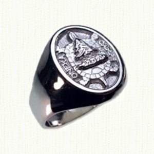 Custom Camp Oneka Signet Ring - plain shank