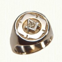 14KY Custom Masonic Signet Ring