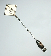 14kt Monogram Stick Pin